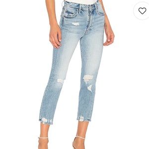 Mother denim - distressed tomcat straight leg denim 25